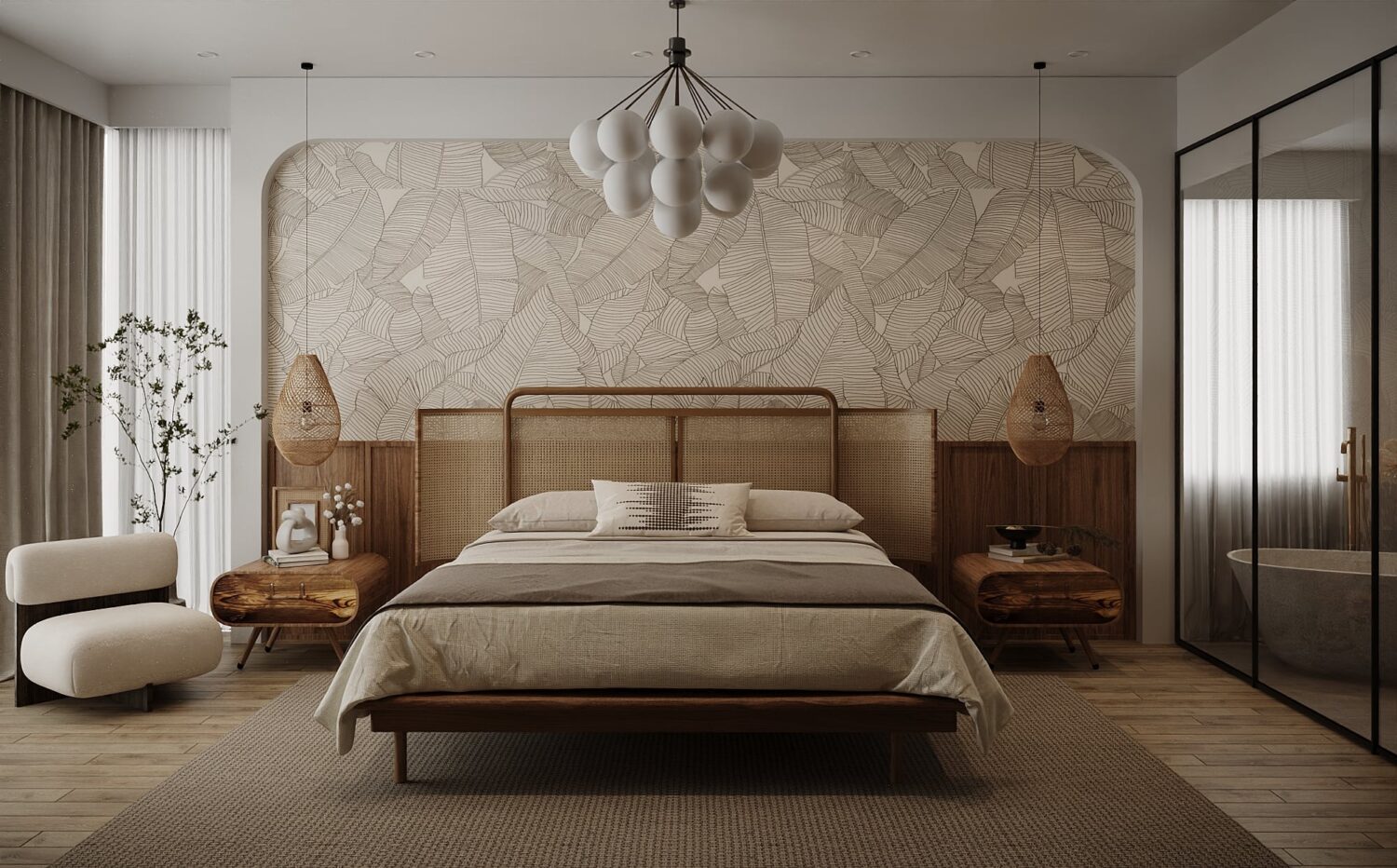 3D Interior Model Bed Room Scene 3dsmax 2312111