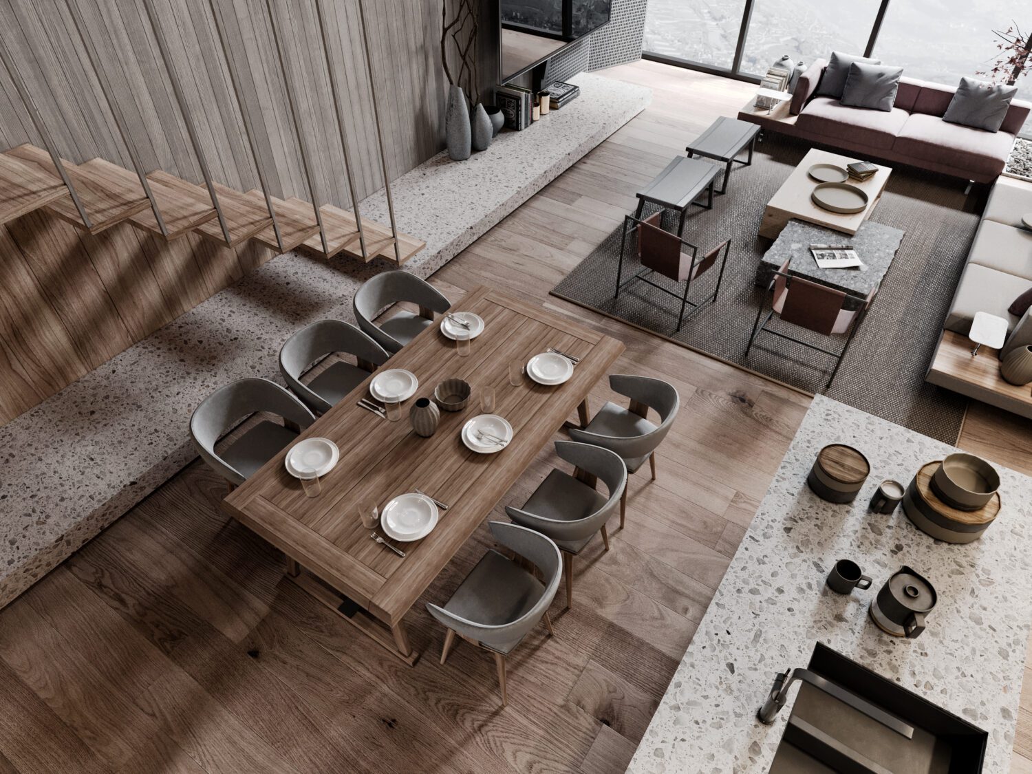 3D Interior Apartment Scene 3dsmax 2412232