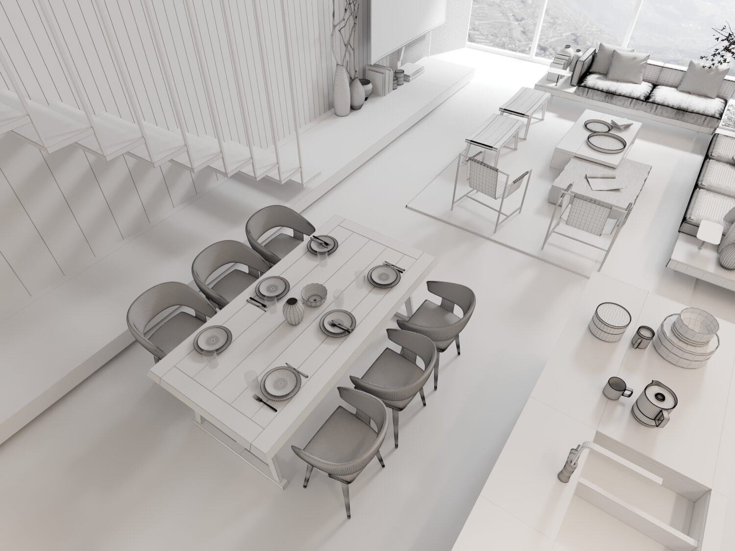 3D Interior Apartment Scene 3dsmax 2412232