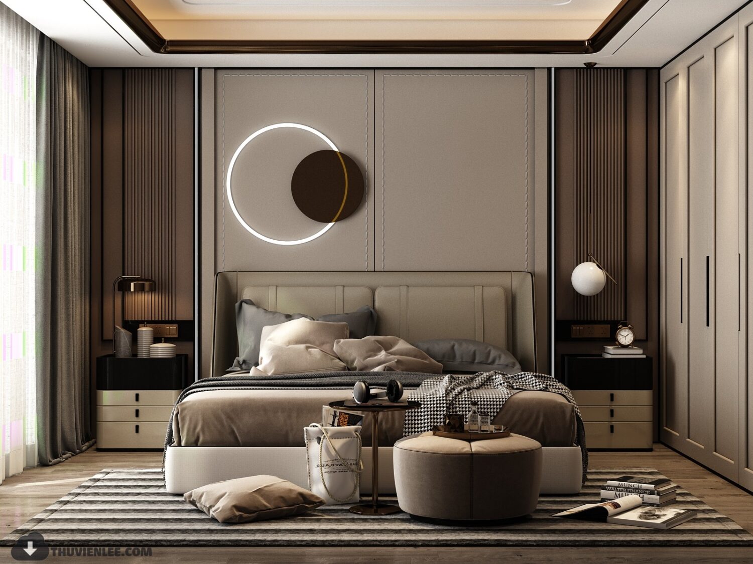3D Interior Model Bed Room Scene 3dsmax 2312254