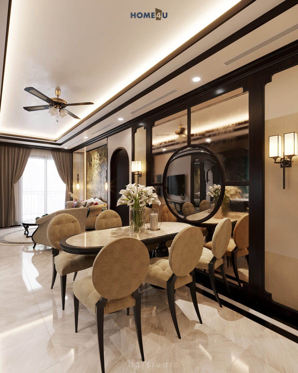 3D Interior Apartment Scene 3dsmax 2412370