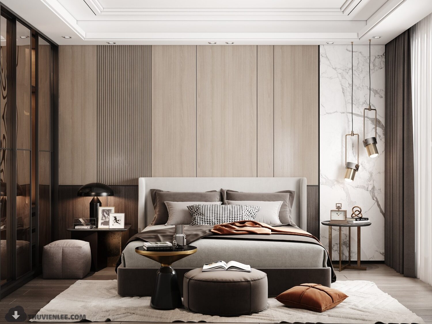 3D Interior Model Bed Room Scene 3dsmax 2312411