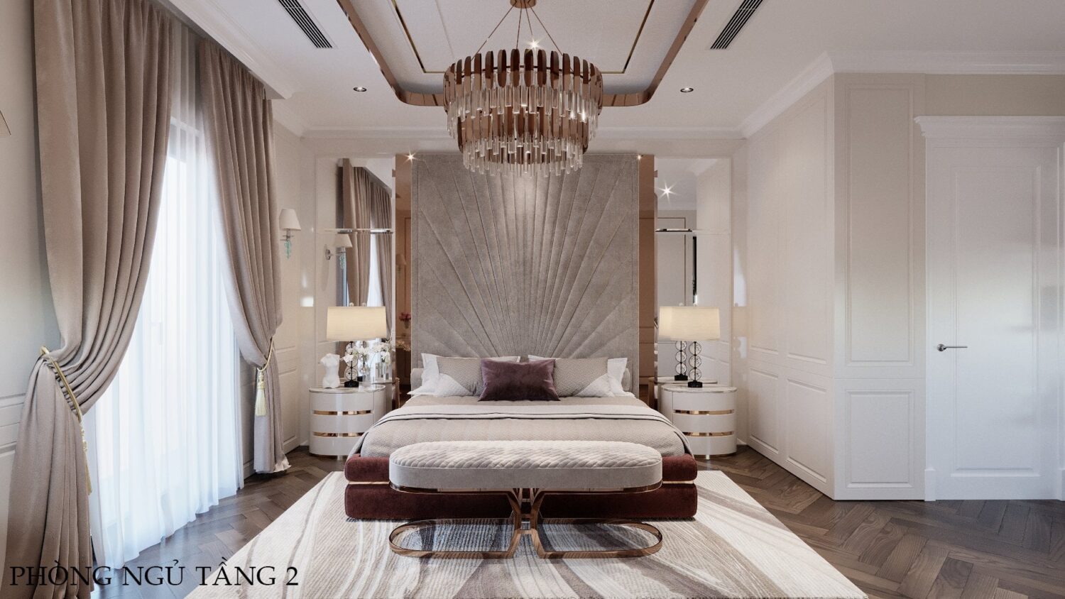 3D Interior Model Bed Room Scene 3dsmax 2312424