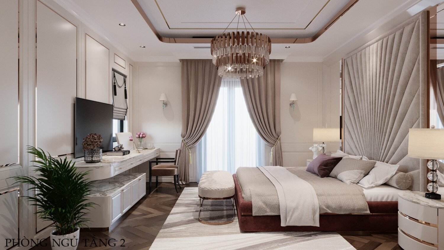 3D Interior Model Bed Room Scene 3dsmax 2312424