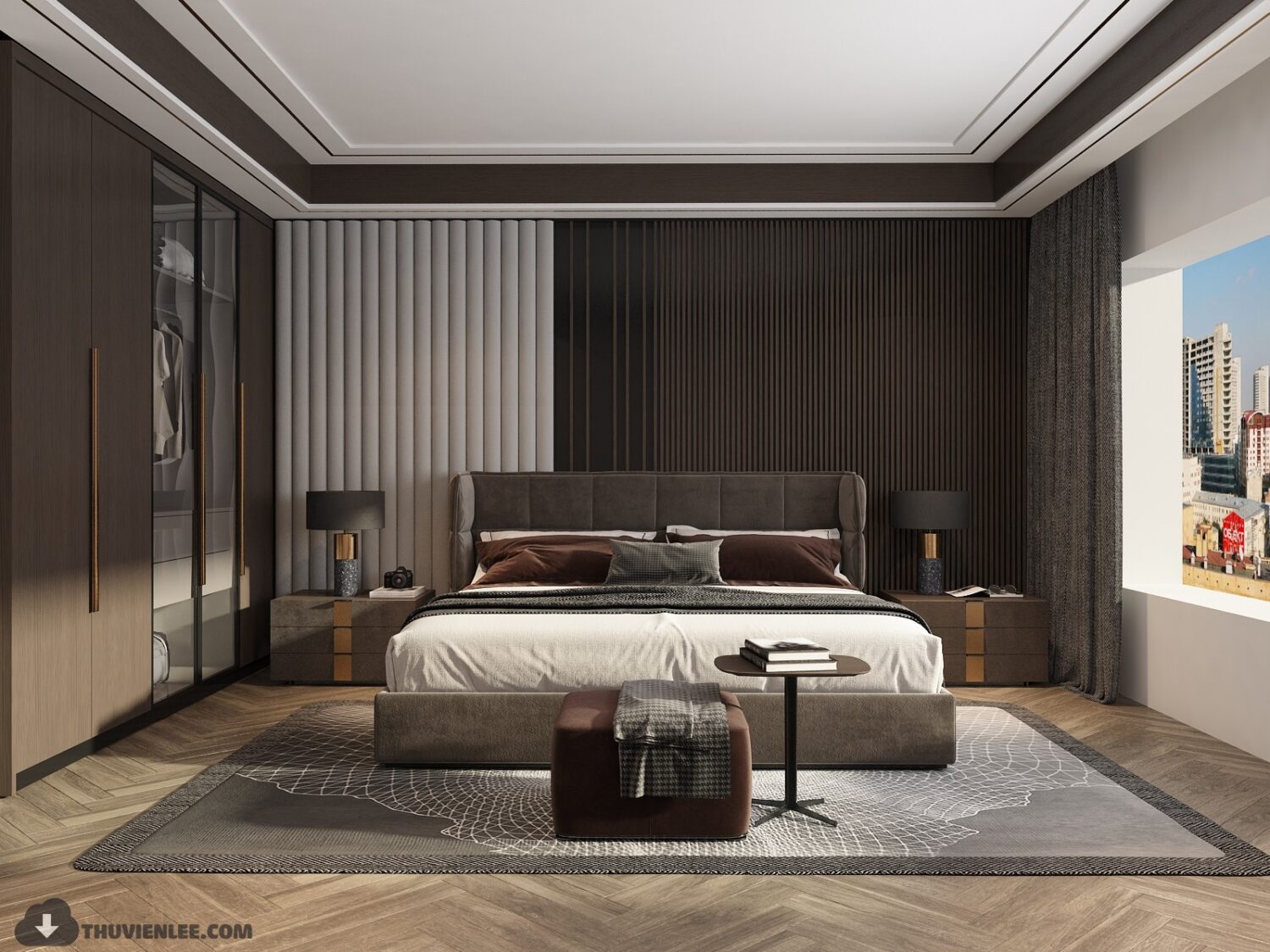 3D Interior Model Bed Room Scene 3dsmax 2312449