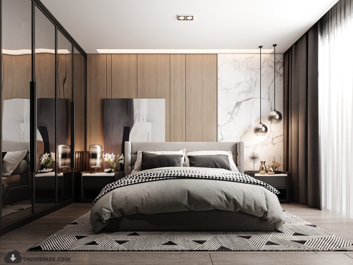 3D Interior Model Bed Room Scene 3dsmax 2312450