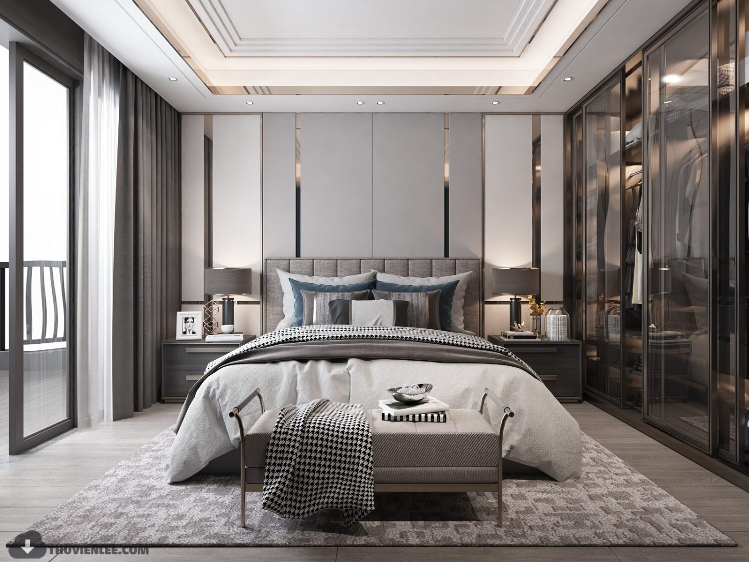 3D Interior Model Bed Room Scene 3dsmax 2312451