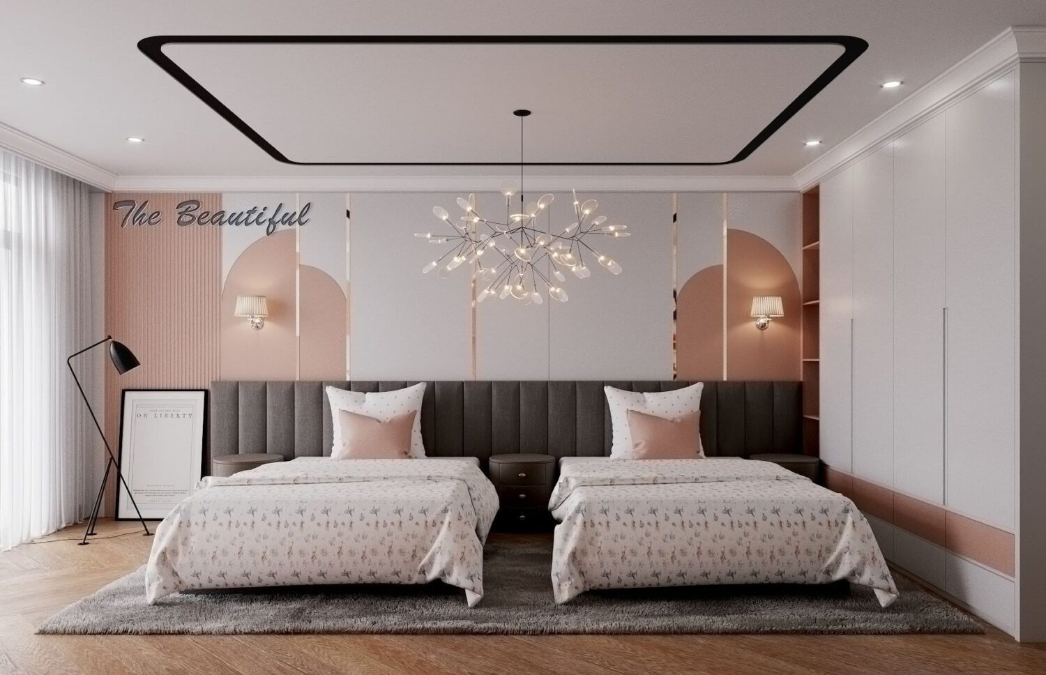 3D Interior Model Bed Room Scene 3dsmax 2312454