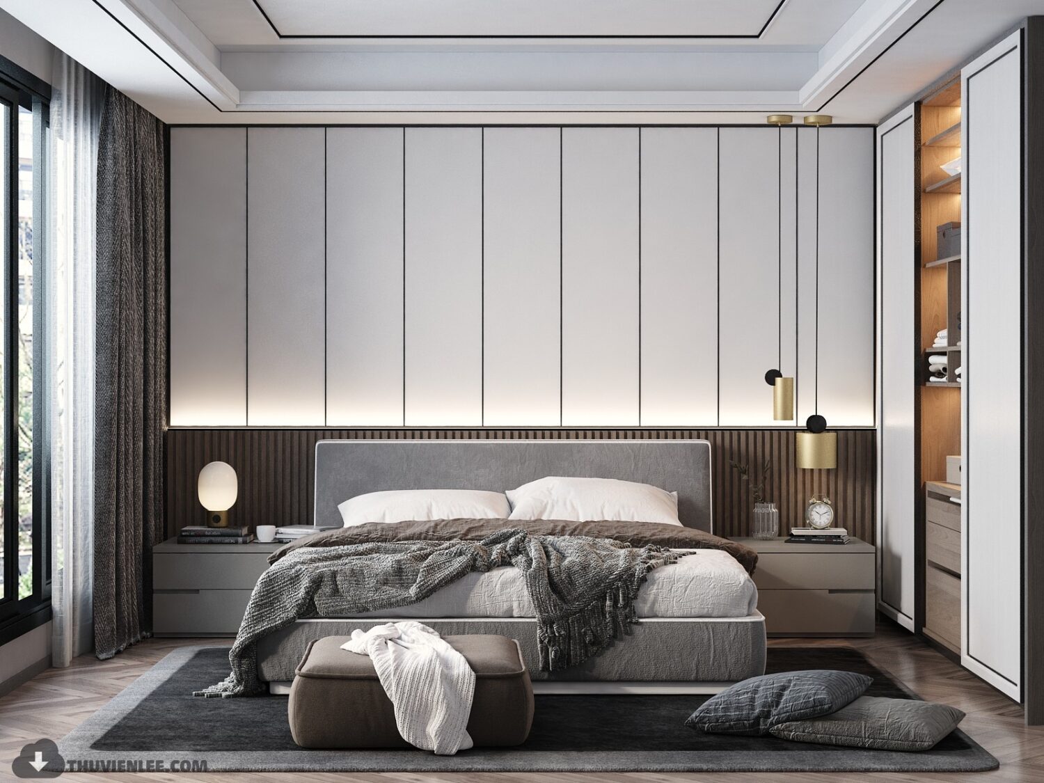 3D Interior Model Bed Room Scene 3dsmax 2312457