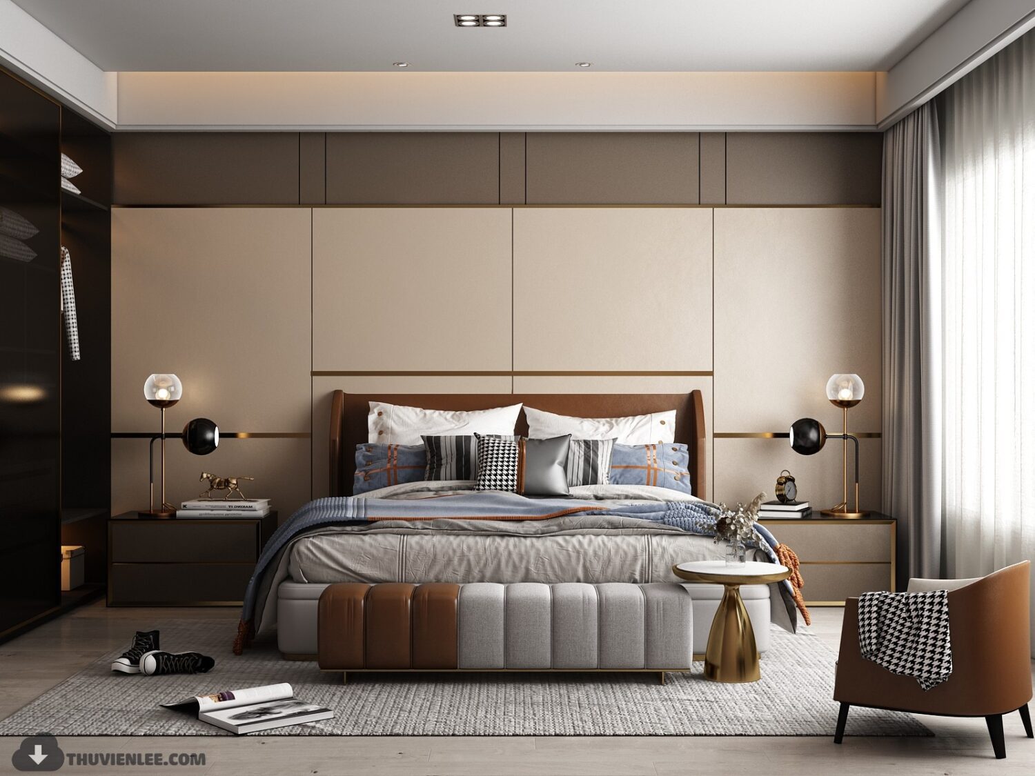 3D Interior Model Bed Room Scene 3dsmax 2412467