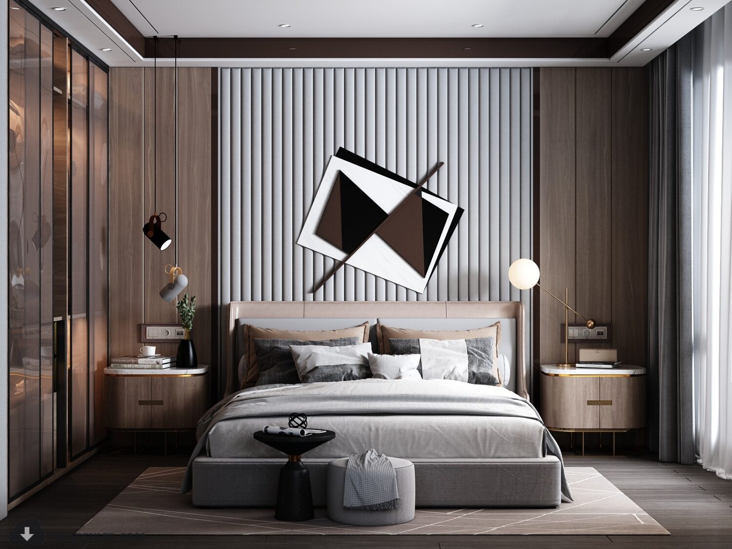 3D Interior Model Bed Room Scene 3dsmax 2412474