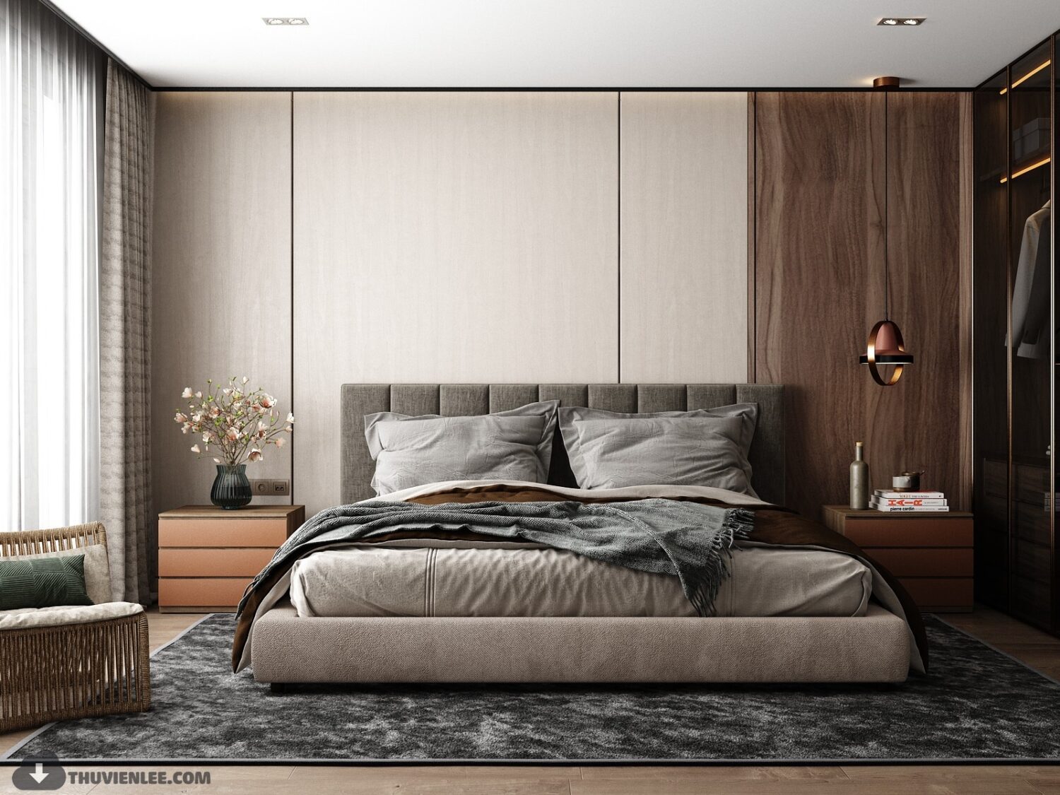 3D Interior Model Bed Room Scene 3dsmax 2412492