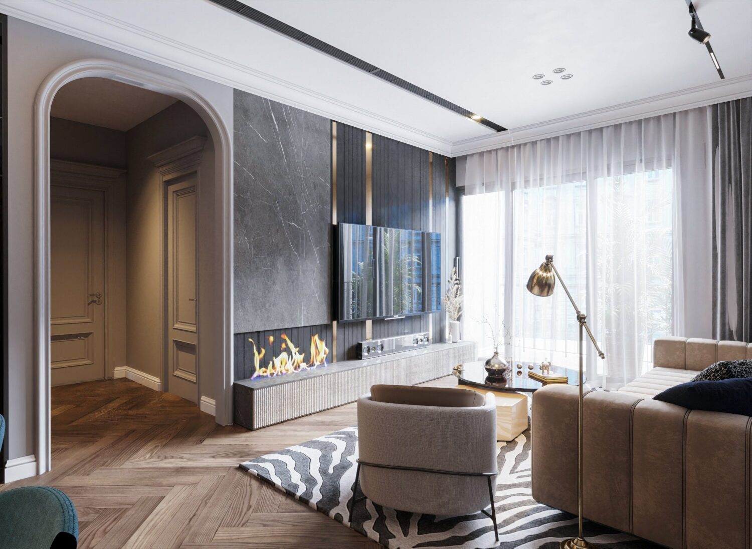 3D Interior Apartment Scene 3dsmax 2412549