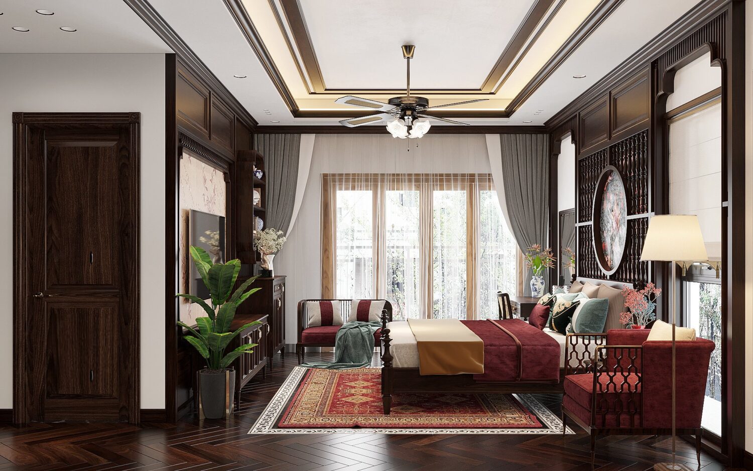 3D Interior Model Bed Room Scene 3dsmax 2412579