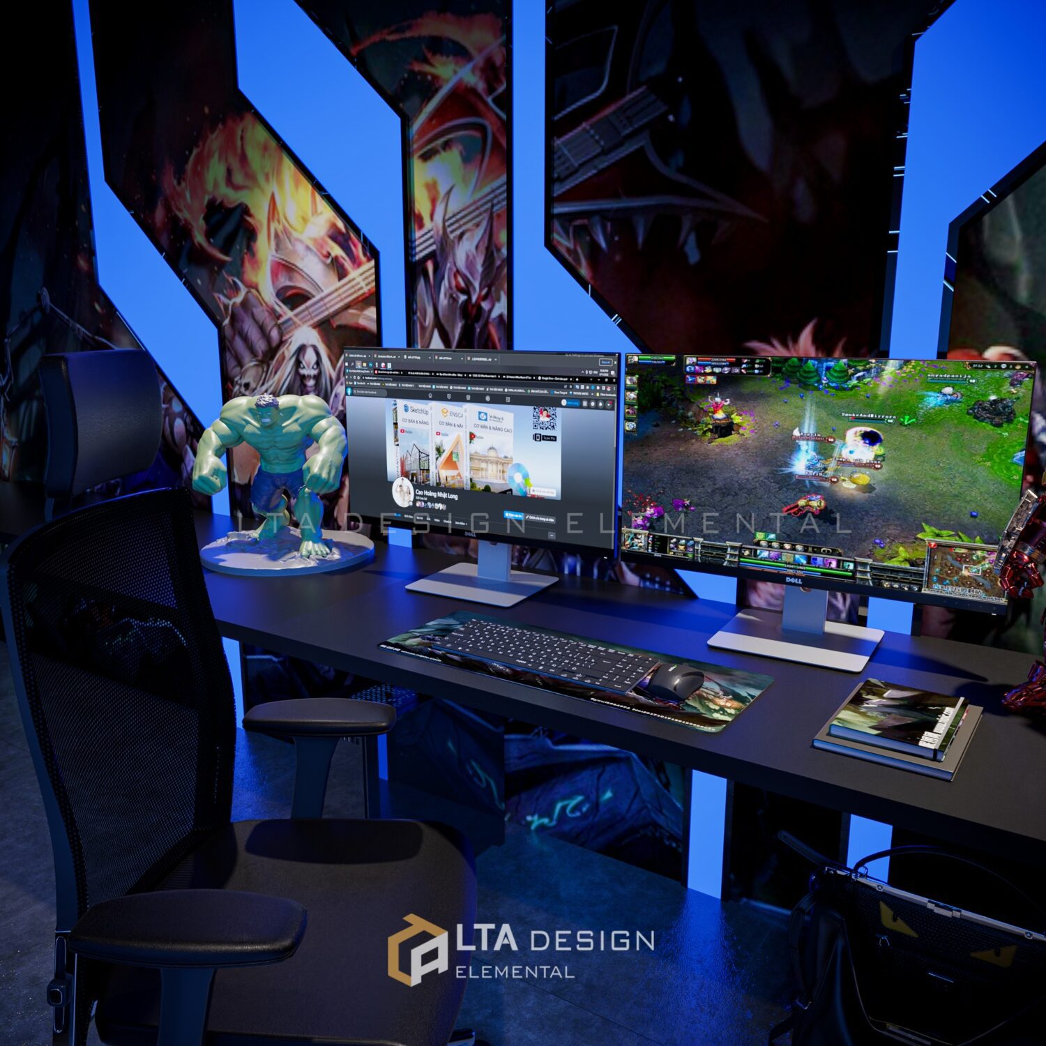 3D Interior Model Bed Room Scene 3dsmax 2412584