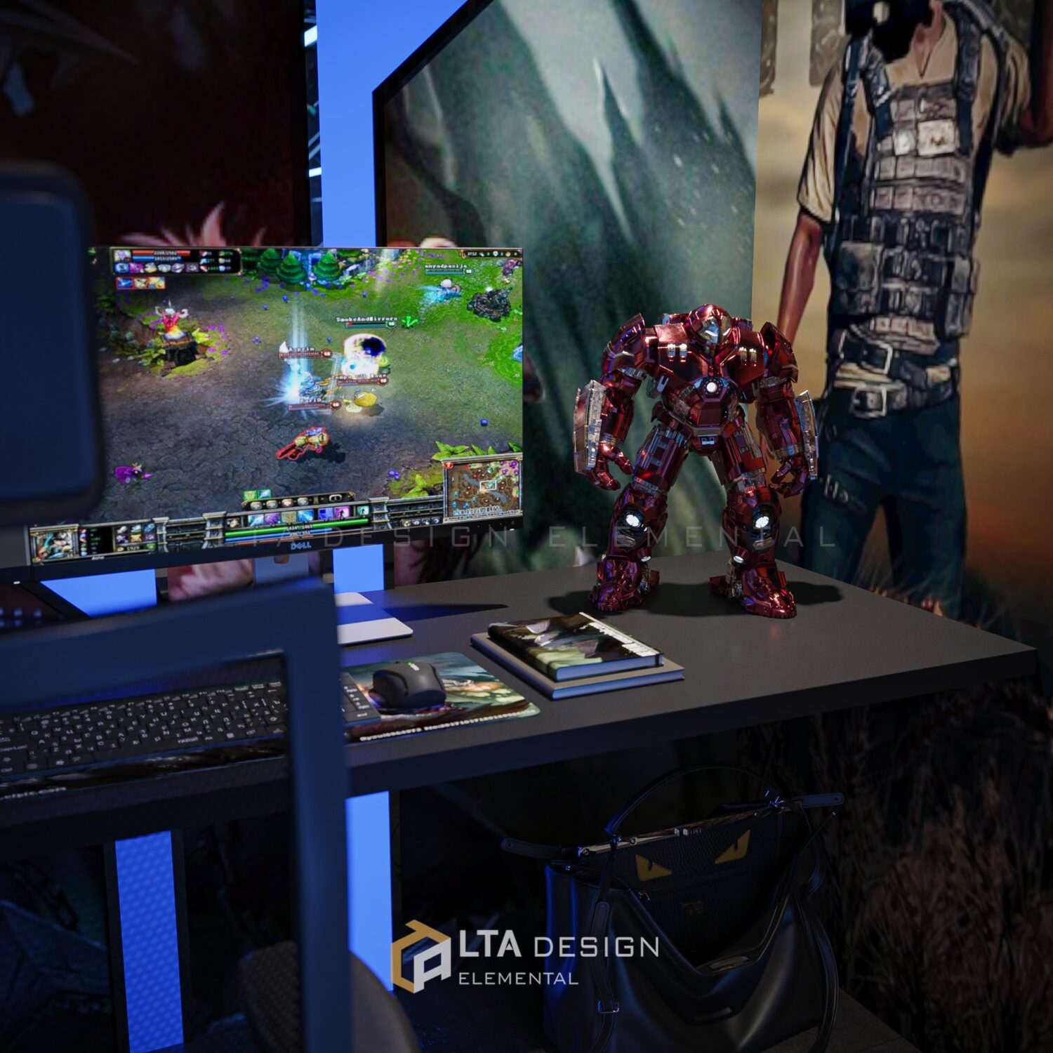 3D Interior Model Bed Room Scene 3dsmax 2412584