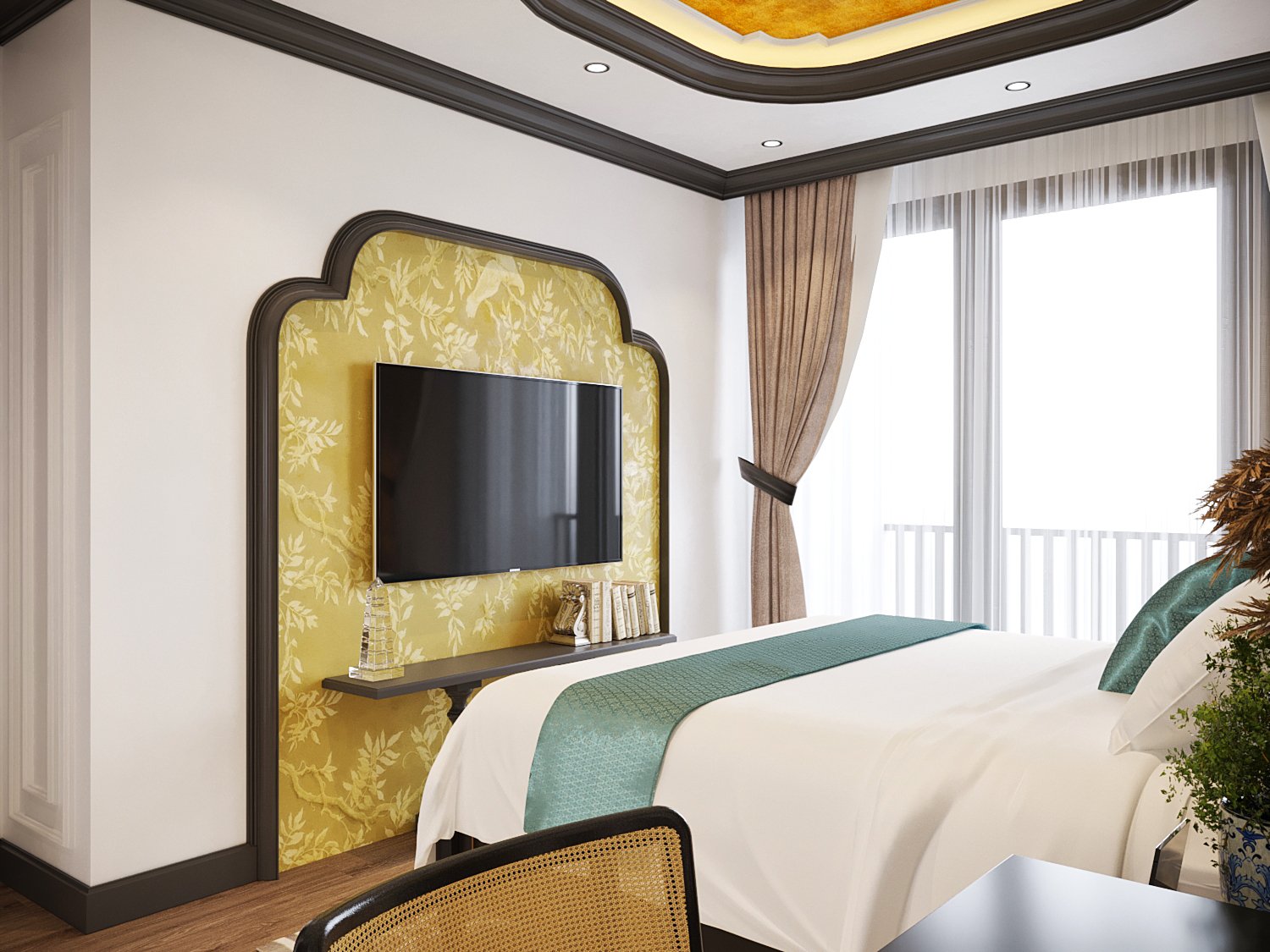 3D Interior Model Bed Room Scene 3dsmax 2412591