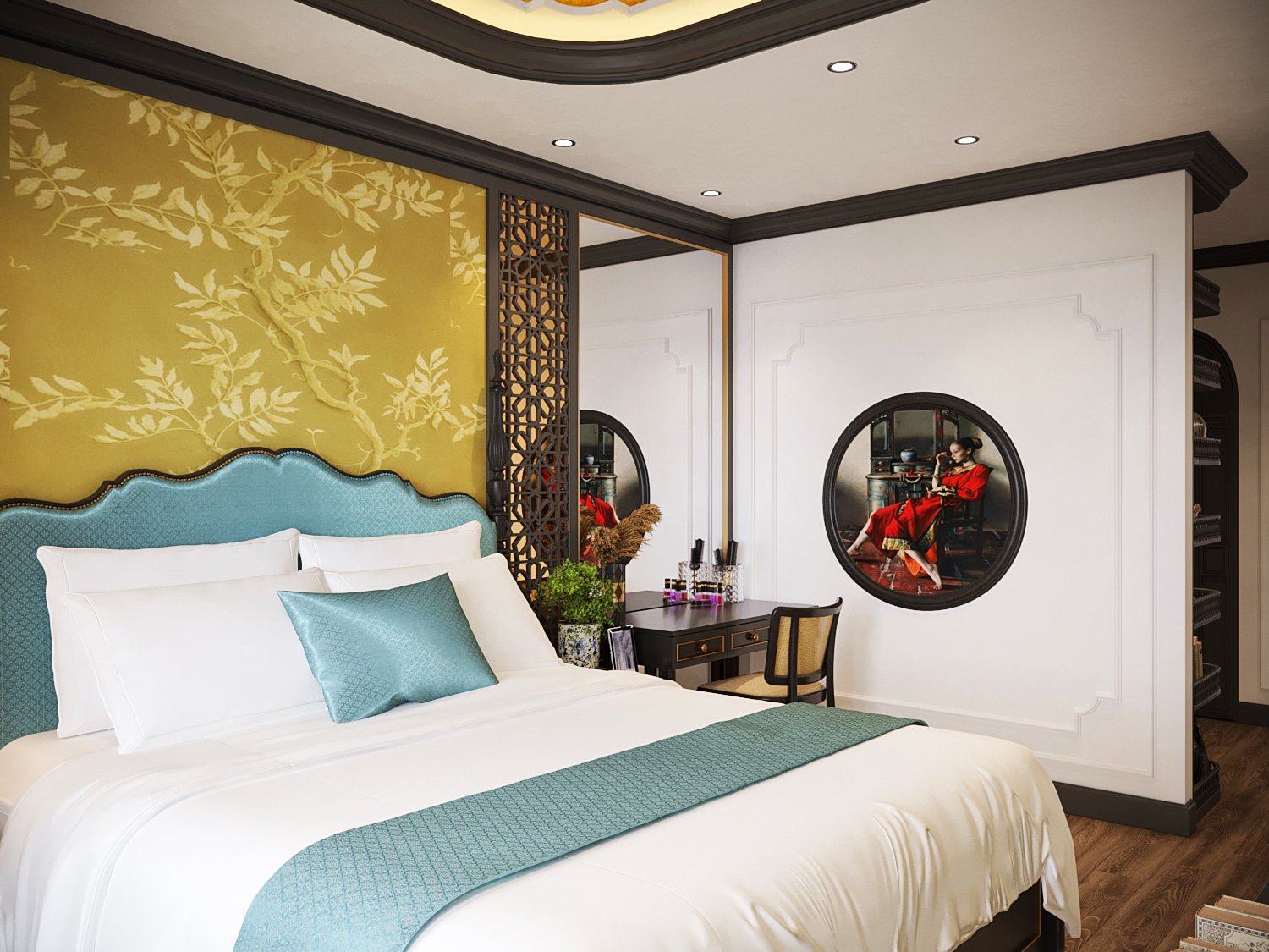 3D Interior Model Bed Room Scene 3dsmax 2412591