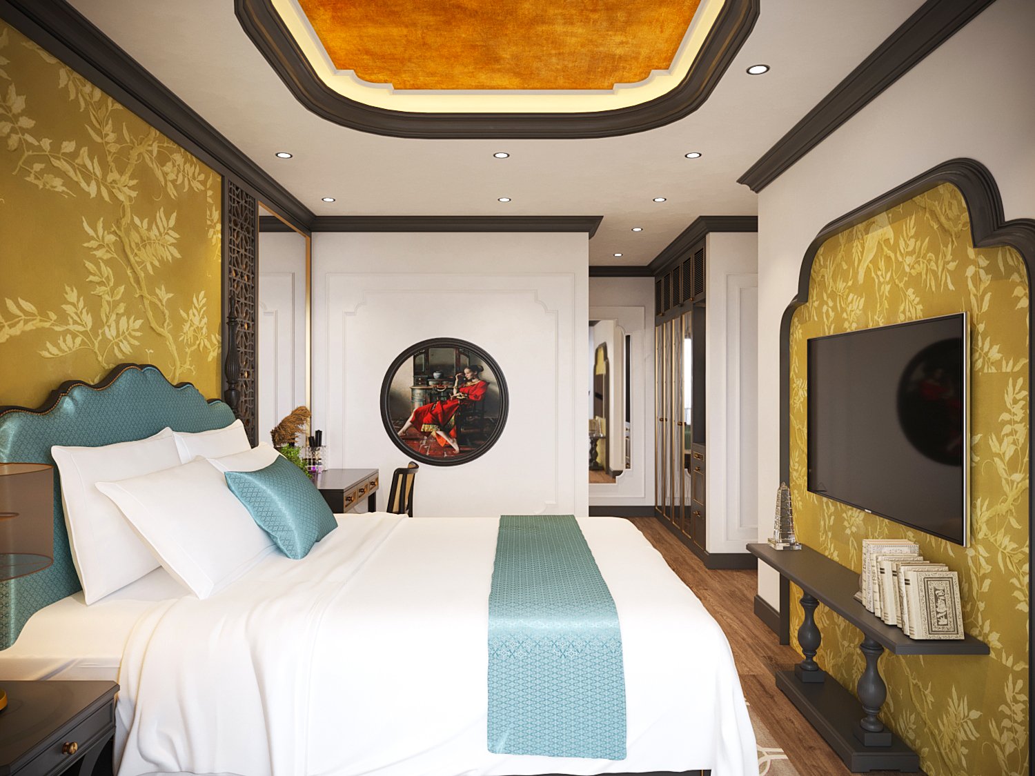 3D Interior Model Bed Room Scene 3dsmax 2412591