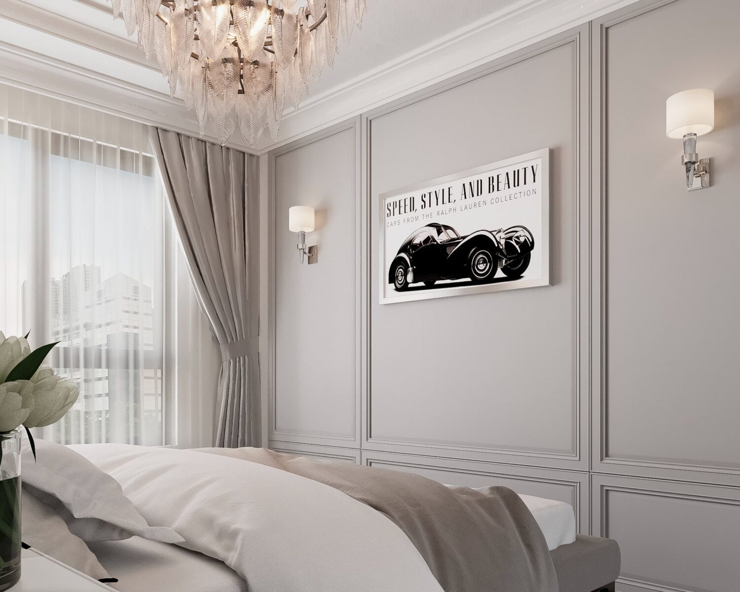 3D Interior Model Bed Room Scene 3dsmax 2412610