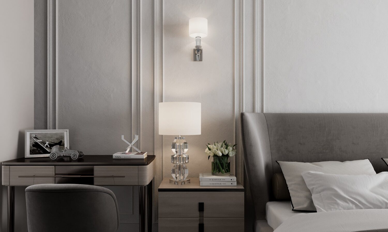 3D Interior Model Bed Room Scene 3dsmax 2412610