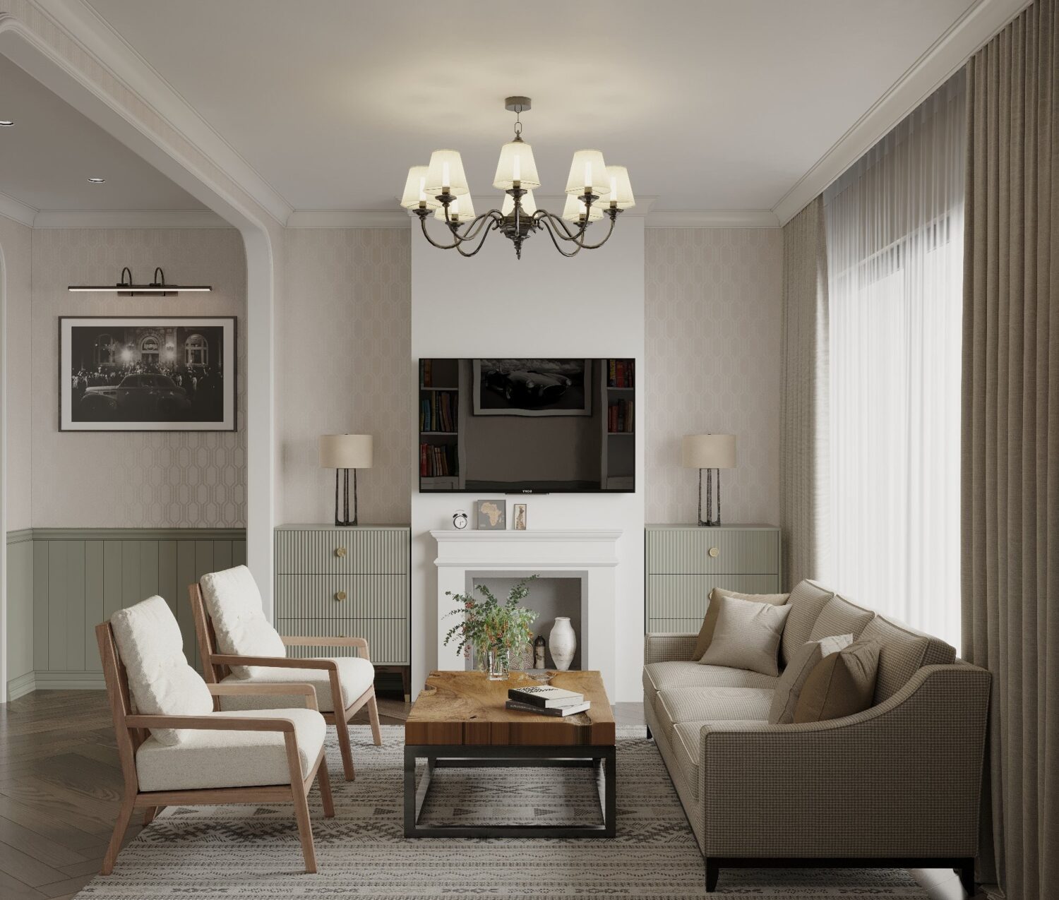 3D Interior Apartment Scene 3dsmax 2412619