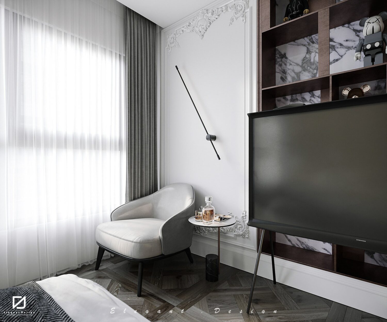 3D Interior Model Bed Room Scene 3dsmax 2412661