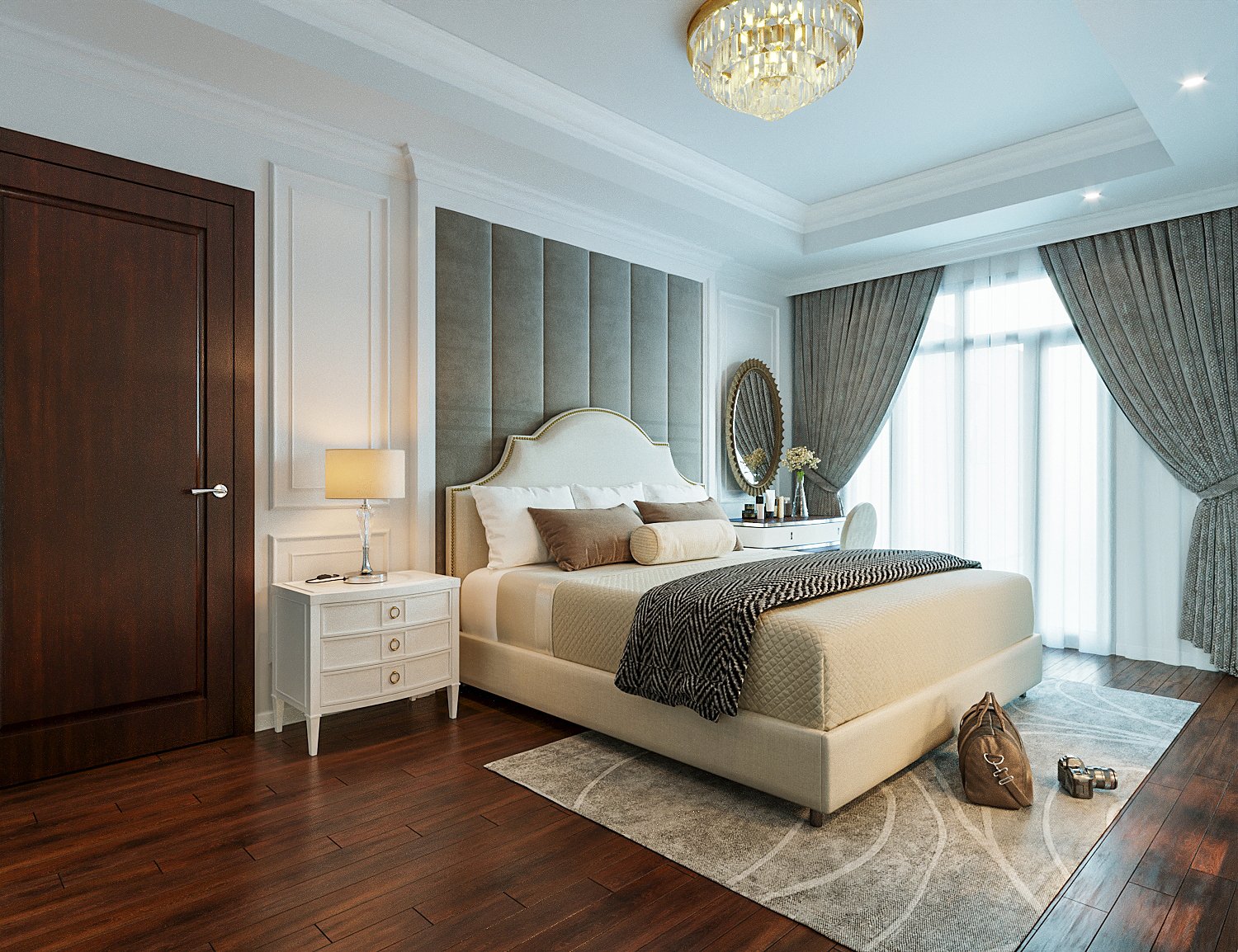 3D Interior Model Bed Room Scene 3dsmax 2412663