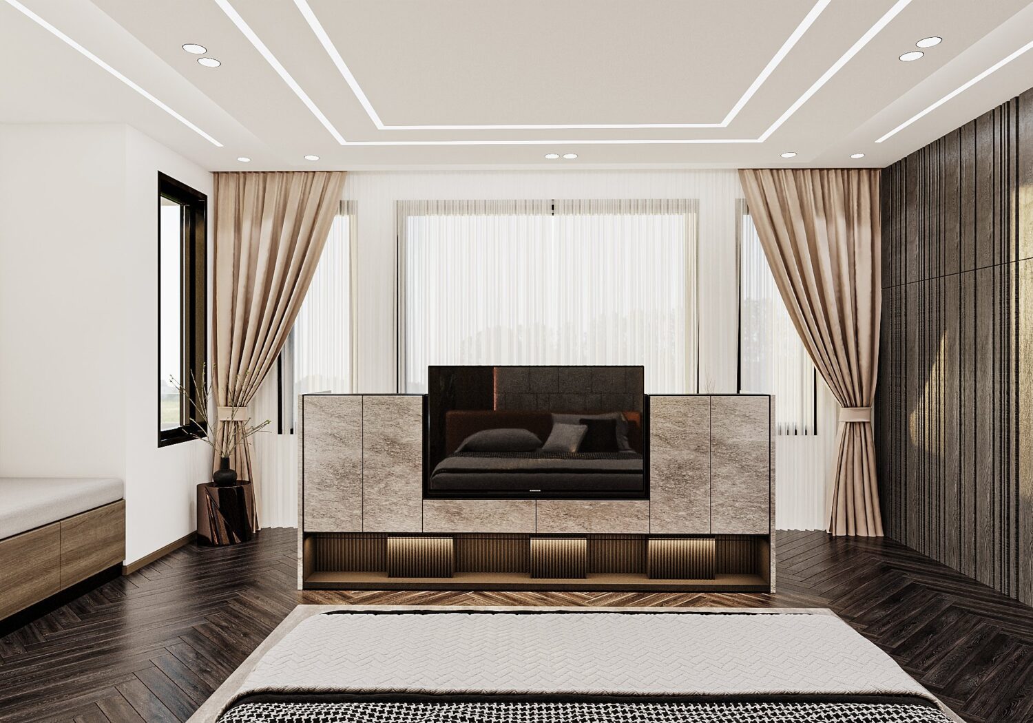 3D Interior Model Bed Room Scene 3dsmax 2412669