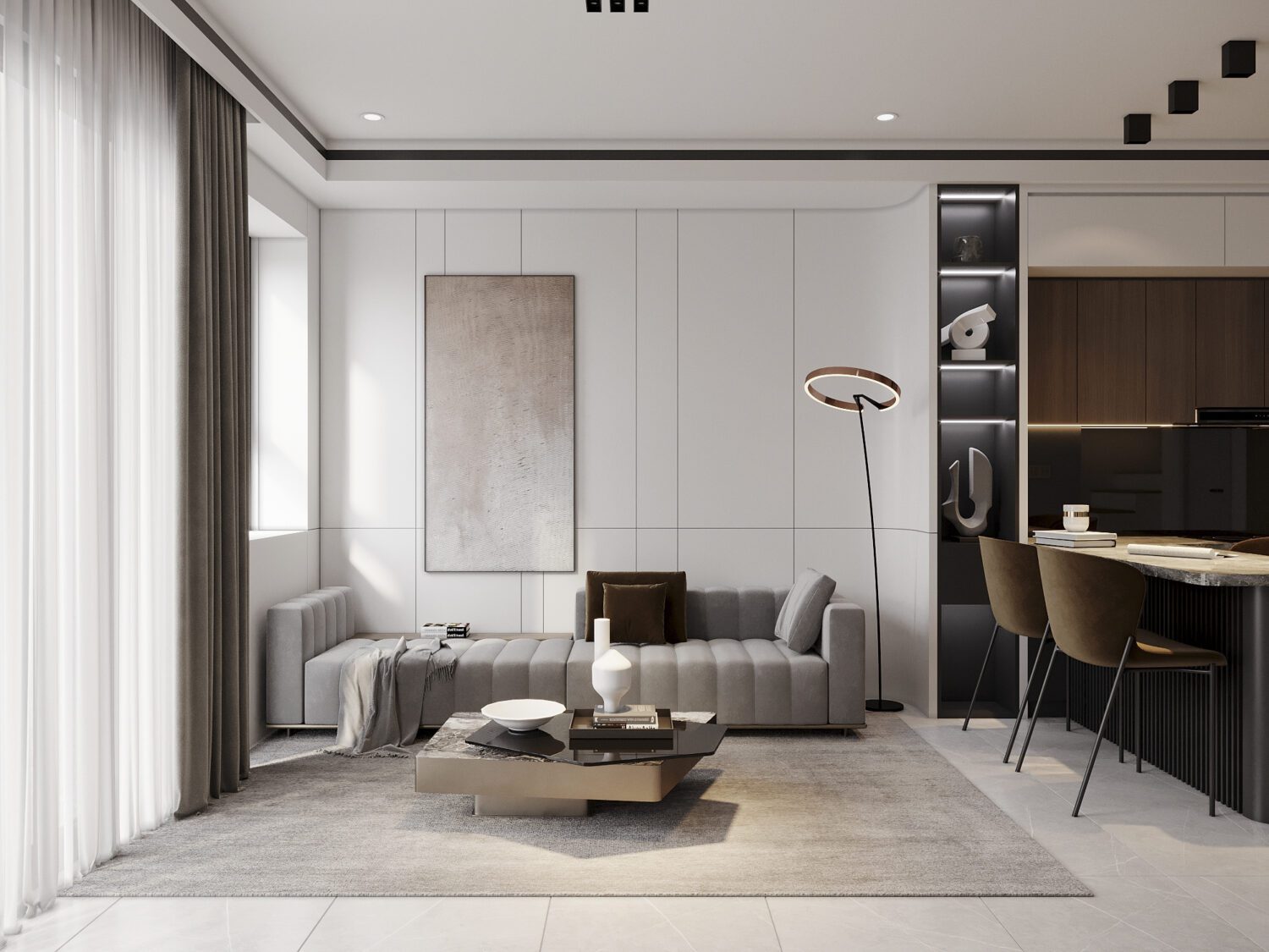 3D Interior Apartment Scene 3dsmax 2412676
