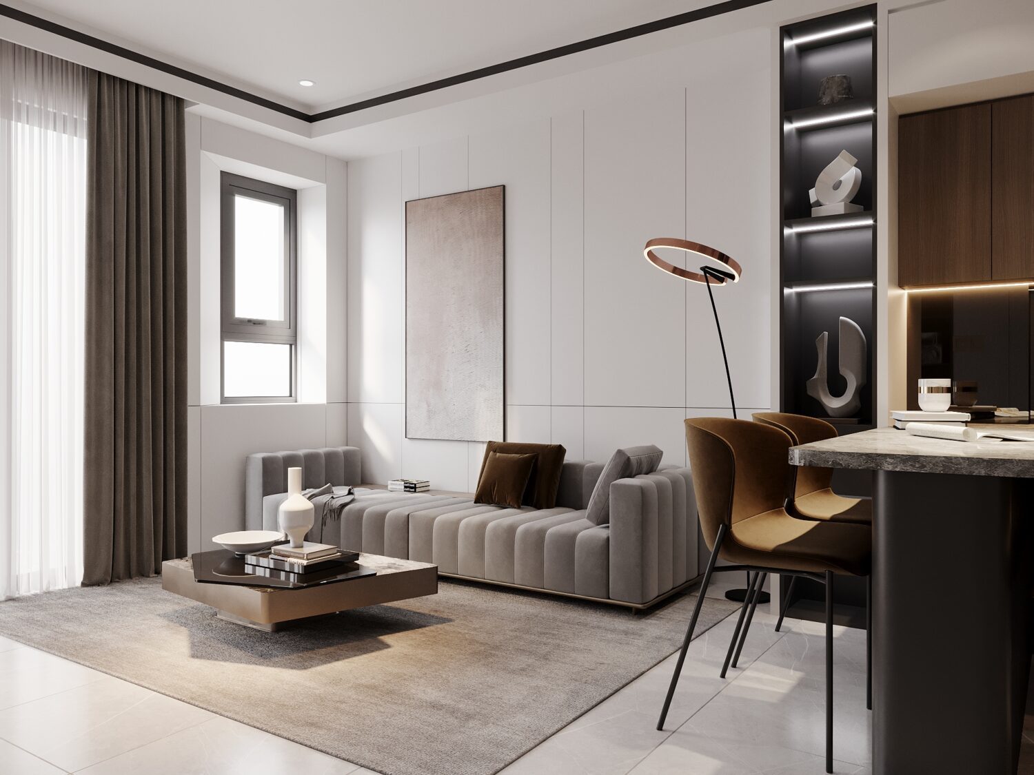 3D Interior Apartment Scene 3dsmax 2412676