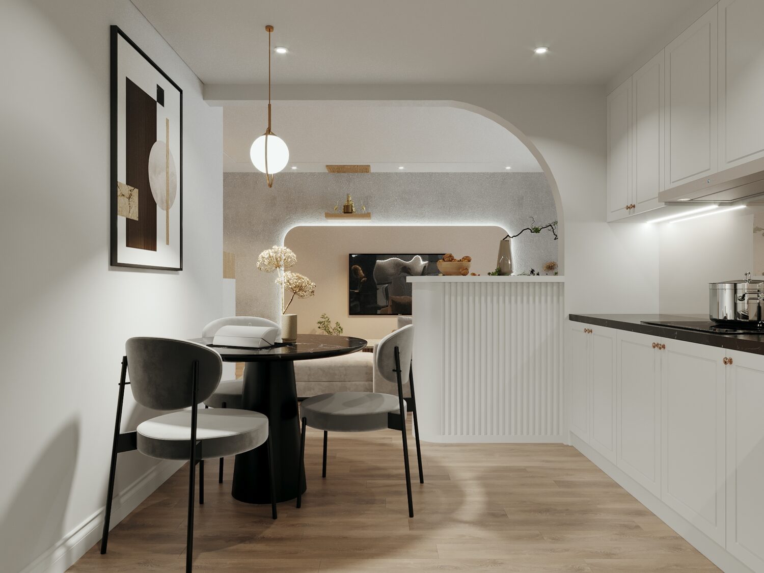 3D Interior Apartment Scene 3dsmax 2412722