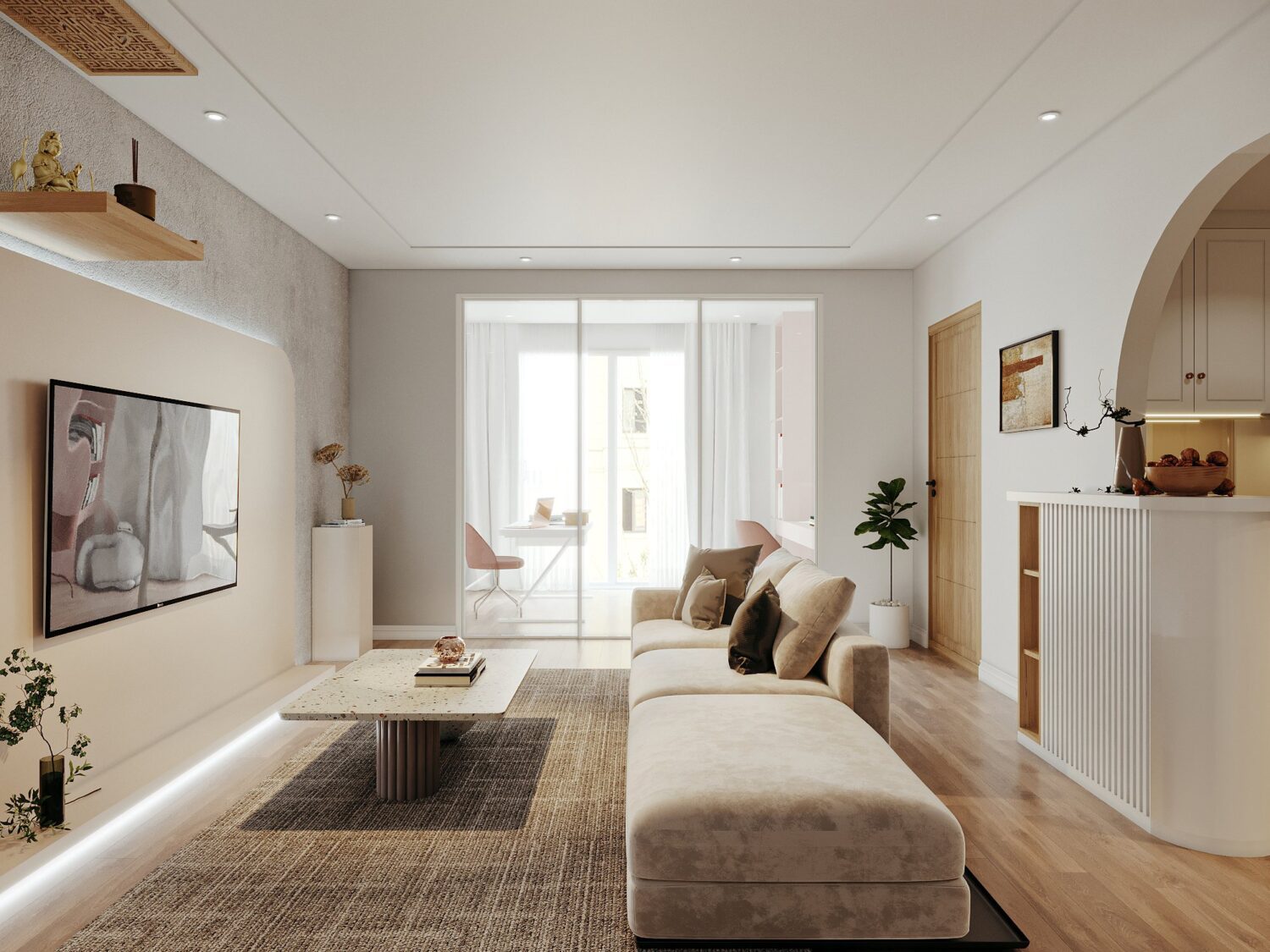 3D Interior Apartment Scene 3dsmax 2412722