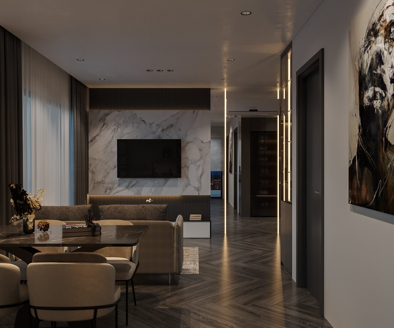 3D Interior Apartment Scene 3dsmax 2412726