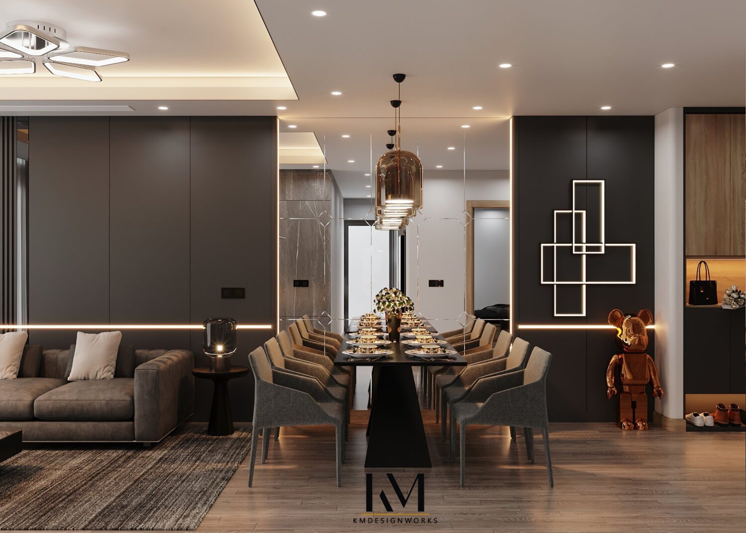 3D Interior Apartment Scene 3dsmax 2412727