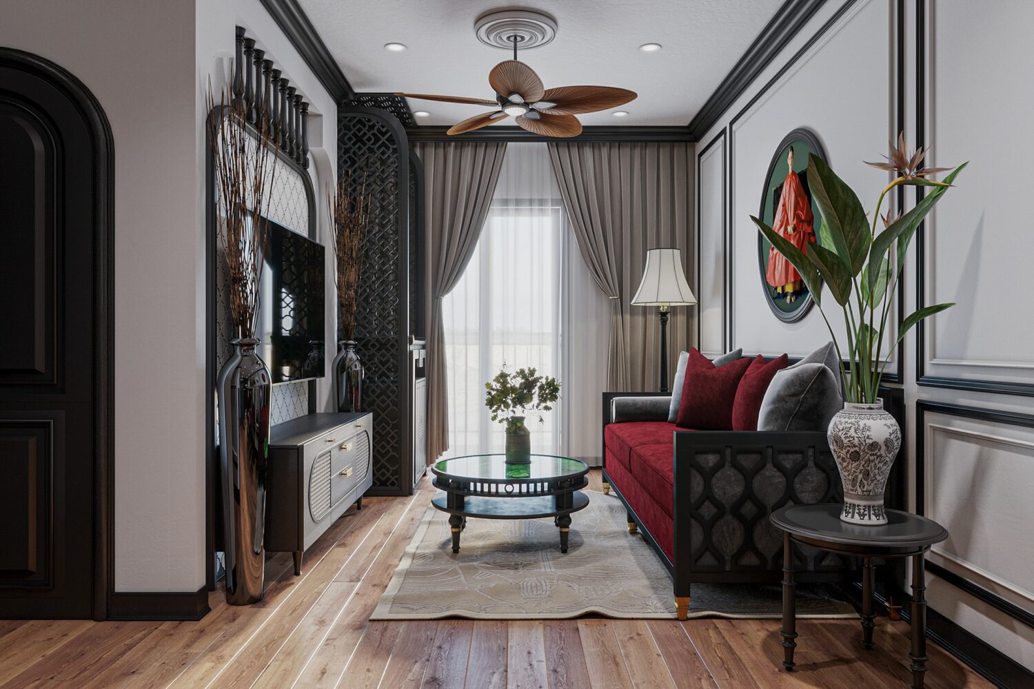 3D Interior Apartment Scene 3dsmax 2412757