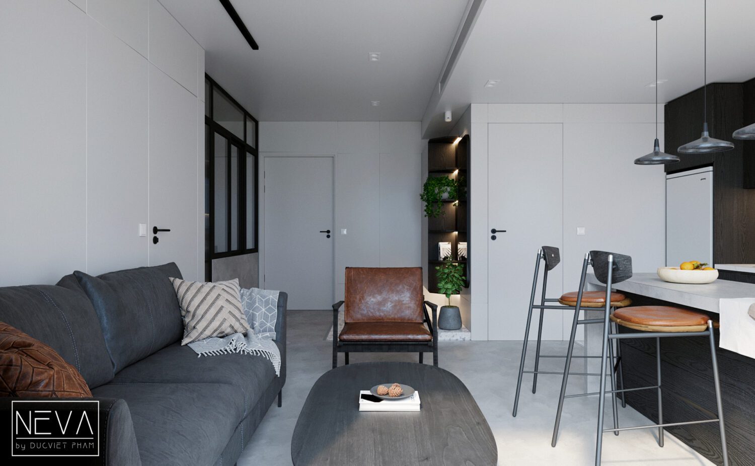 3D Interior Apartment Scene 3dsmax 2412768