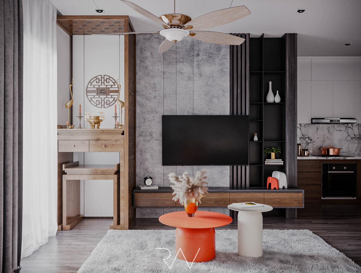 3D Interior Apartment Scene 3dsmax 2412799