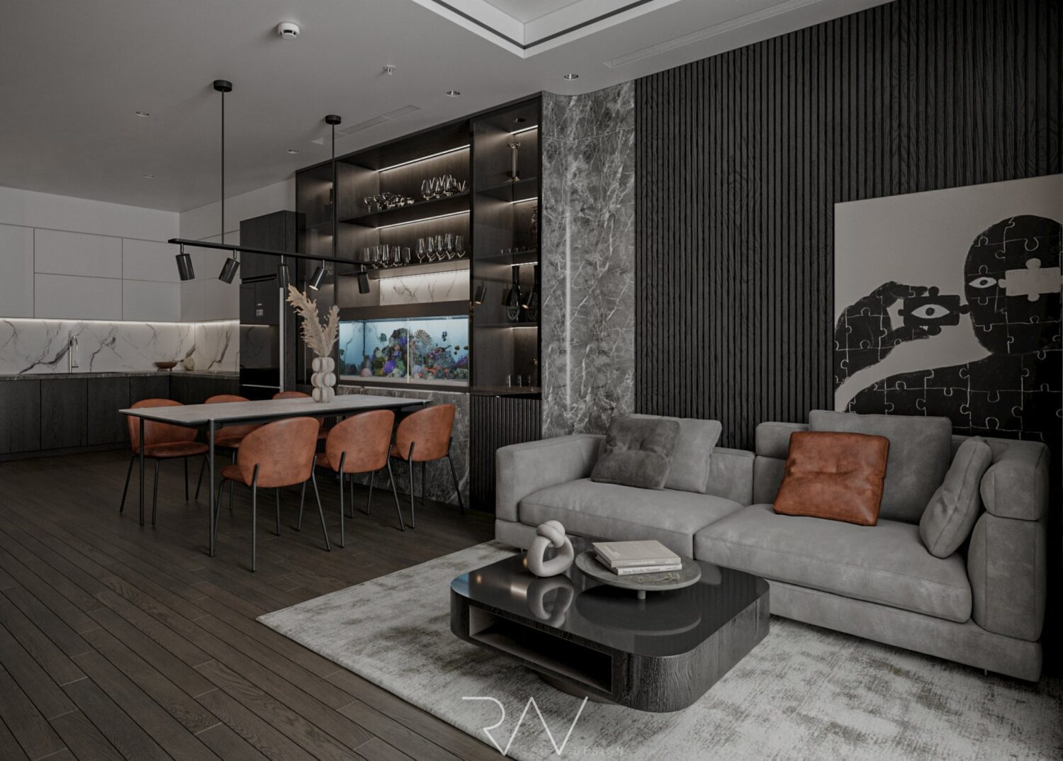 3D Interior Apartment Scene 3dsmax 2412869