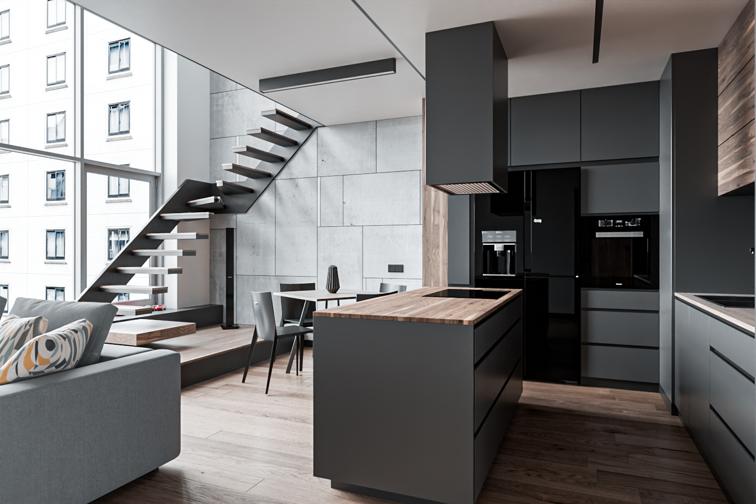 3D Interior Apartment Scene 3dsmax 2412975