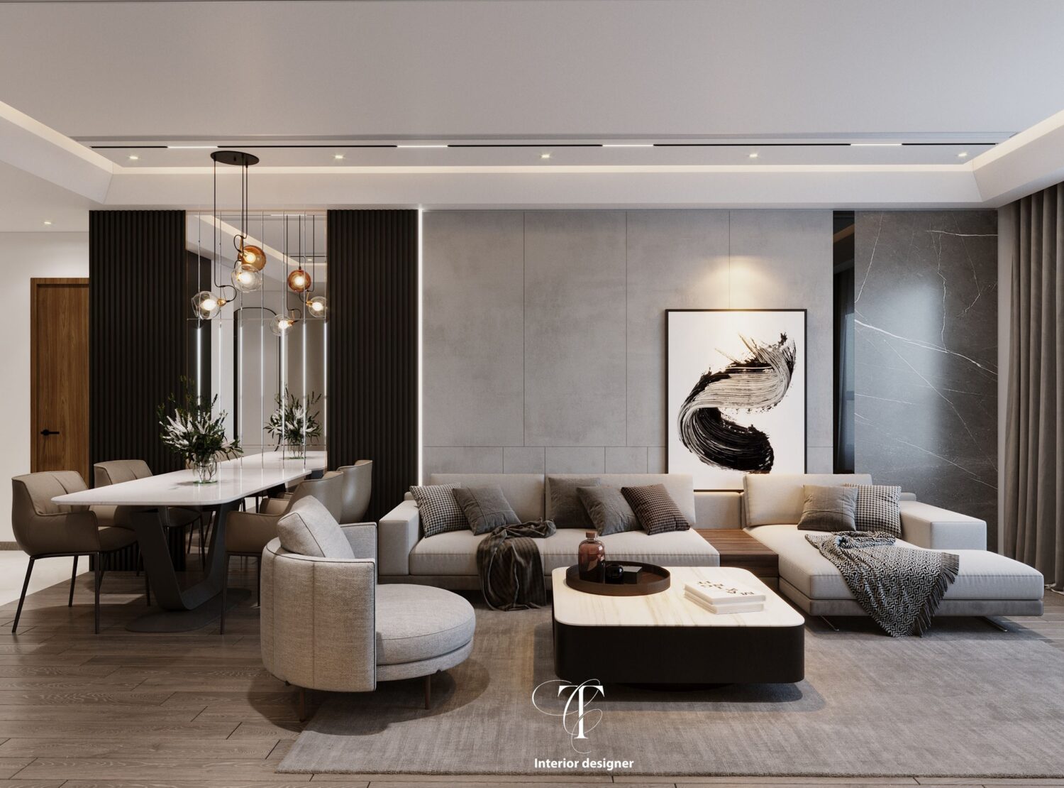 3D Interior Apartment Scene 3dsmax 2413026