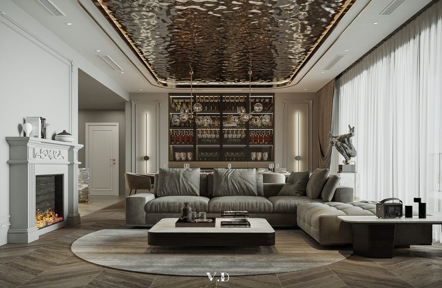 3D Interior Apartment Scene 3dsmax 2413075