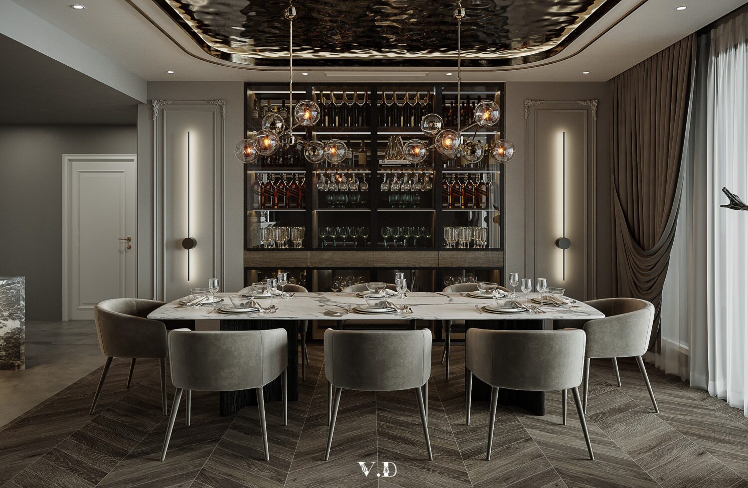 3D Interior Apartment Scene 3dsmax 2413075