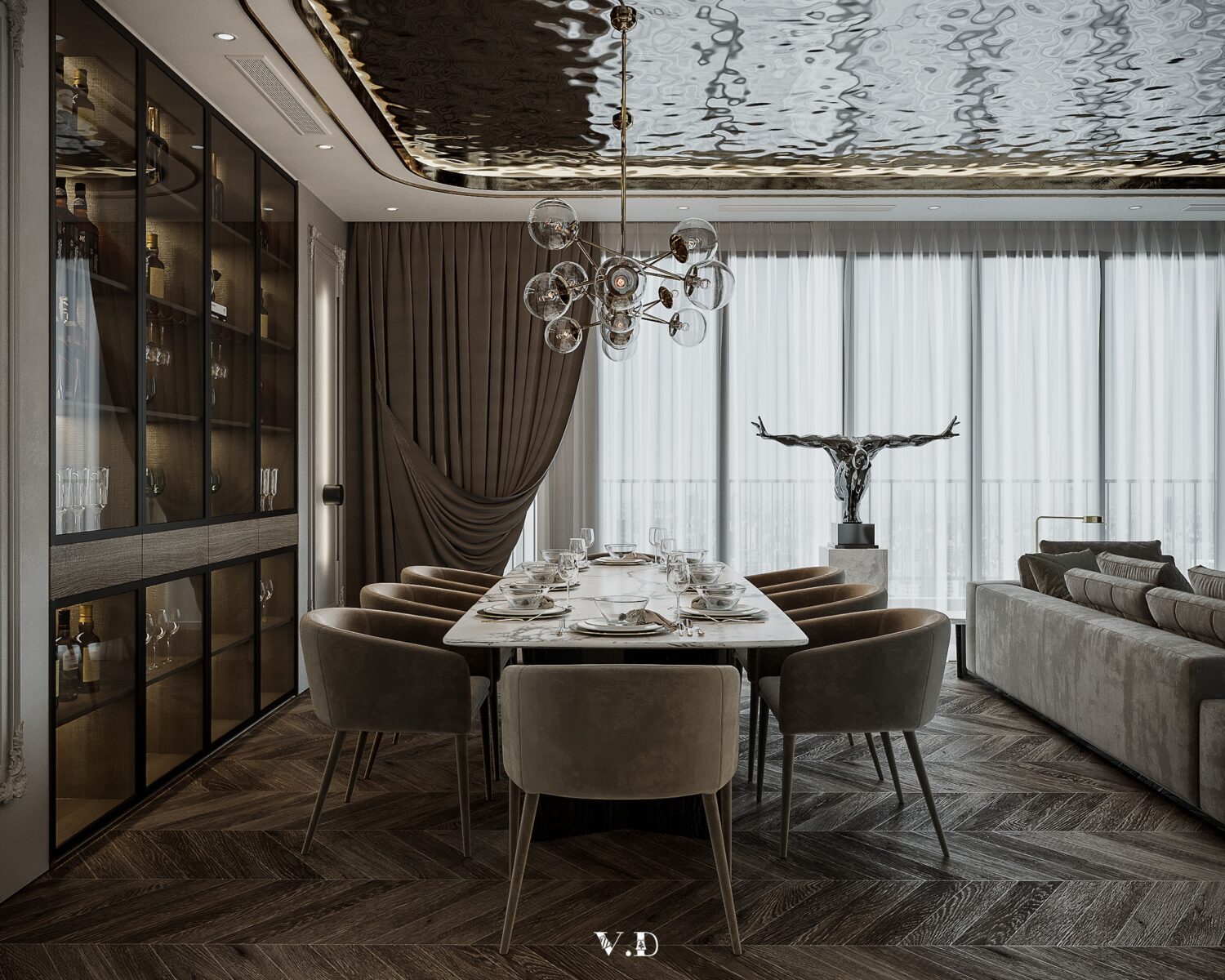 3D Interior Apartment Scene 3dsmax 2413075