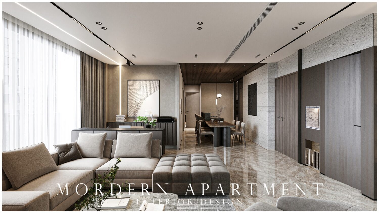 3D Interior Apartment Scene 3dsmax 2413108