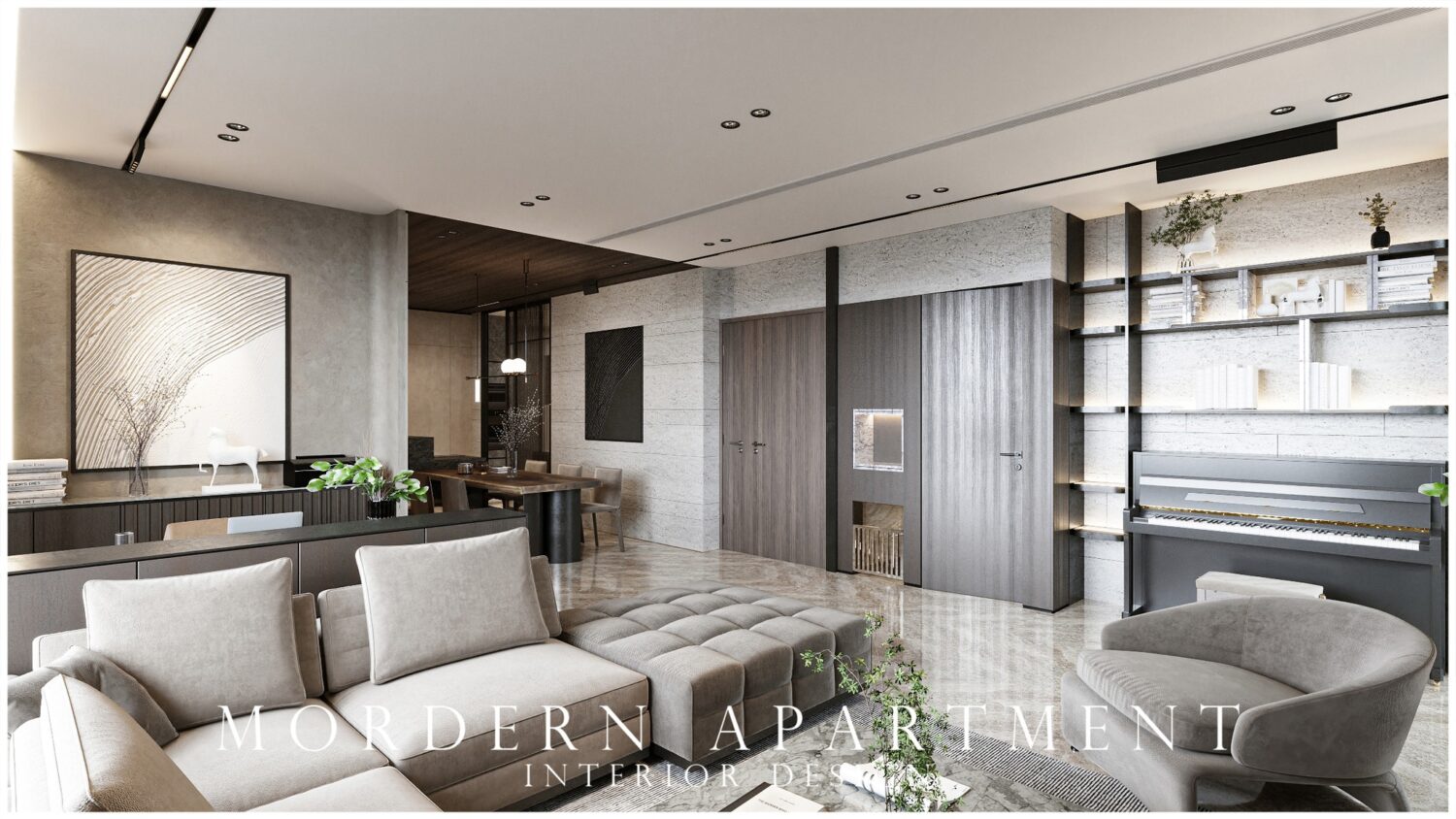 3D Interior Apartment Scene 3dsmax 2413108