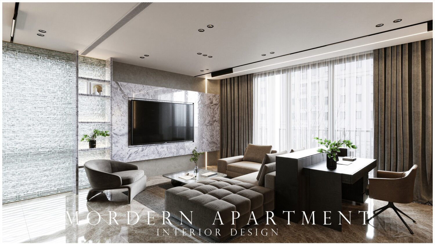 3D Interior Apartment Scene 3dsmax 2413108