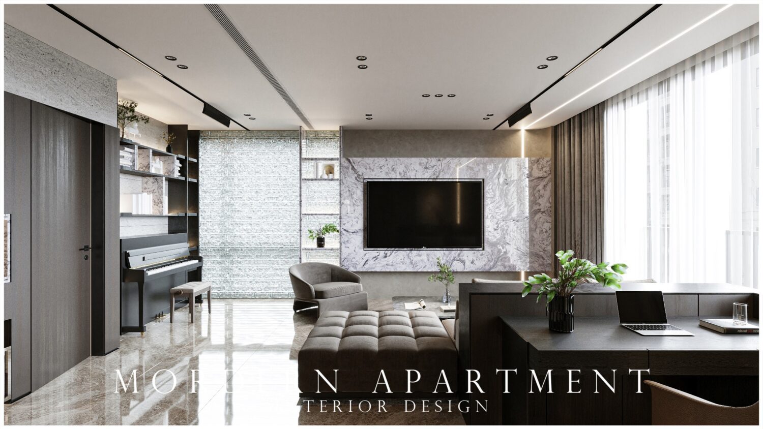 3D Interior Apartment Scene 3dsmax 2413108