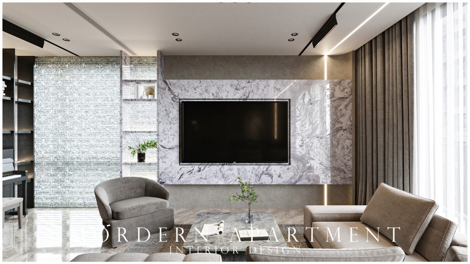 3D Interior Apartment Scene 3dsmax 2413108