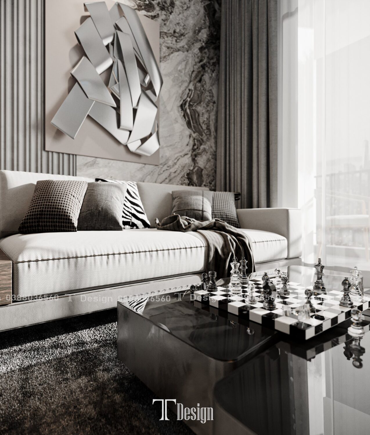 3D Interior Apartment Scene 3dsmax 2413144